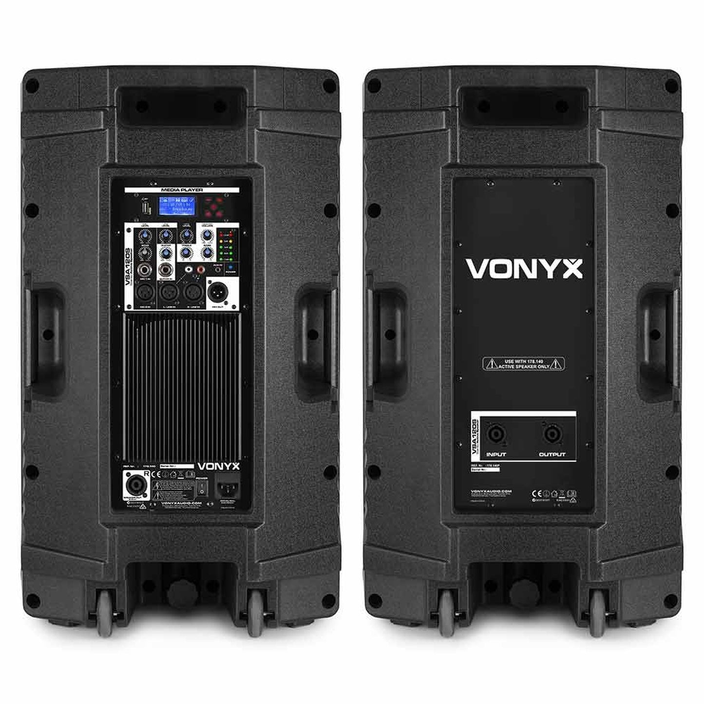 Vonyx VSA120S – Active Stereo Speaker Set - Joondalup Music Centre