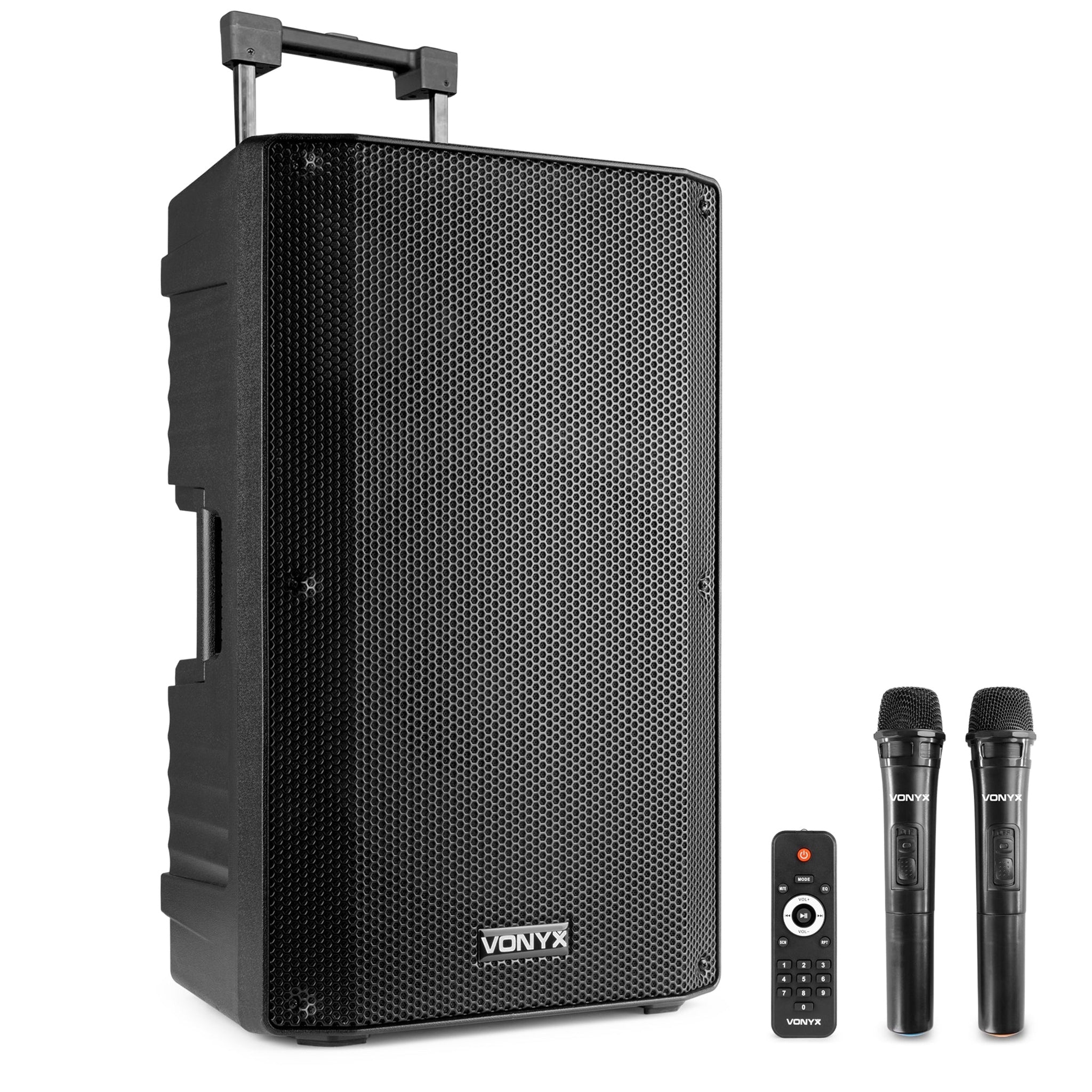 Vonyx VSA500-PA Portable PA Speaker with Wireless Mics