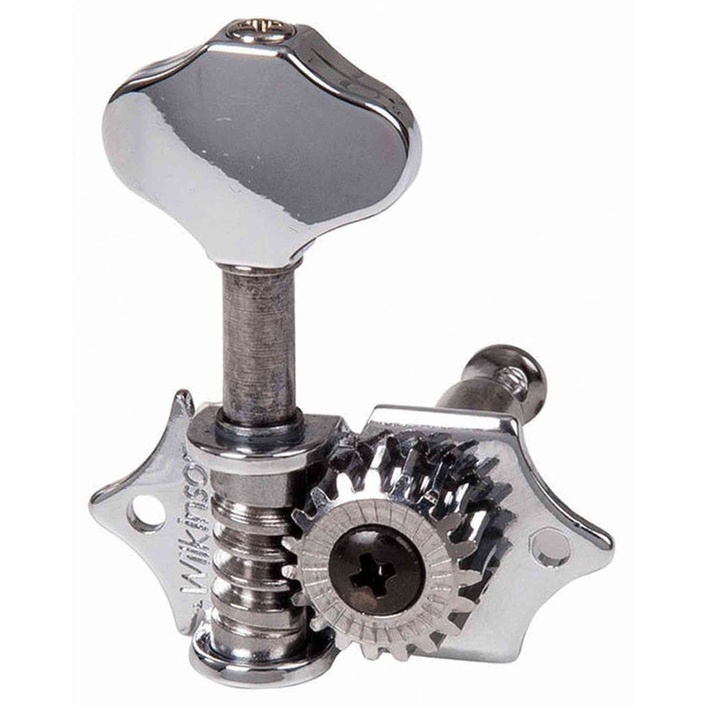 Wilkinson Acoustic Traditional Open-Gear Machine Heads - Chrome Finish (3+3)