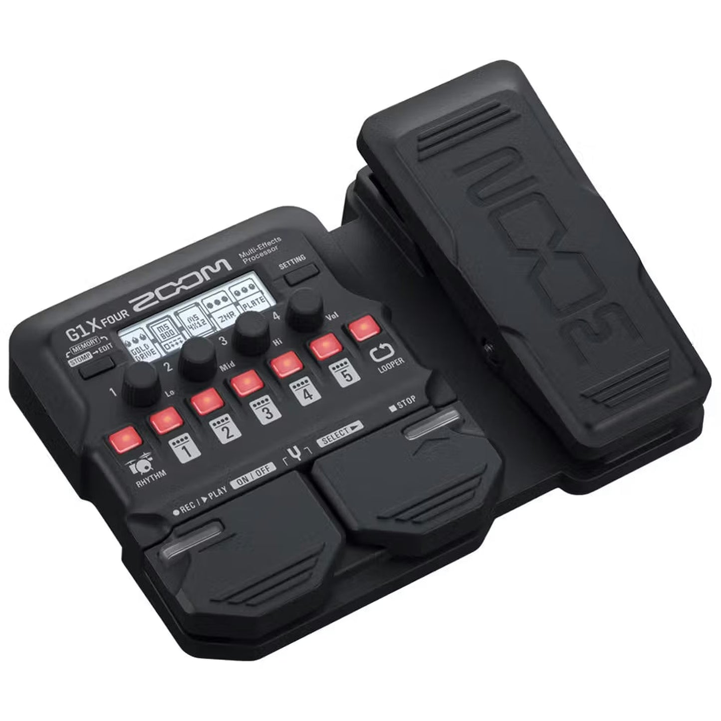 Zoom G1X FOUR Guitar Multi-Effects Pedal with Expression Pedal