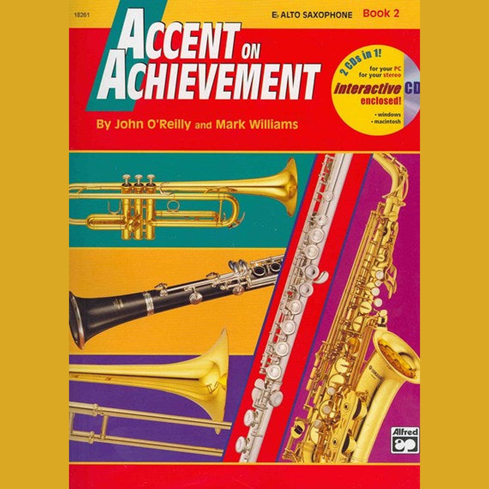 Accent On Achievement Book 2 Alto Saxophone - Joondalup Music Centre