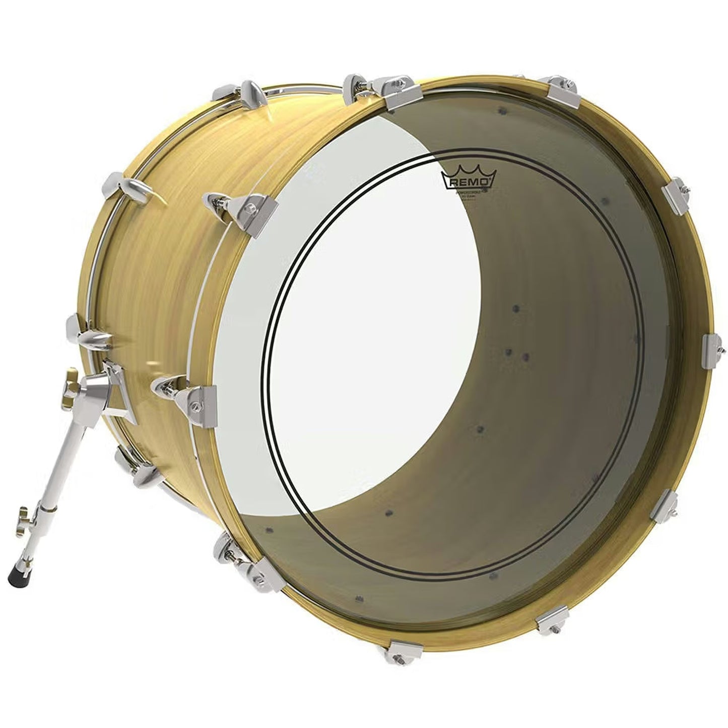 Remo P3-1322-C2 Powerstroke P3 Clear Bass Drumhead - 22 w/ Falam Patch