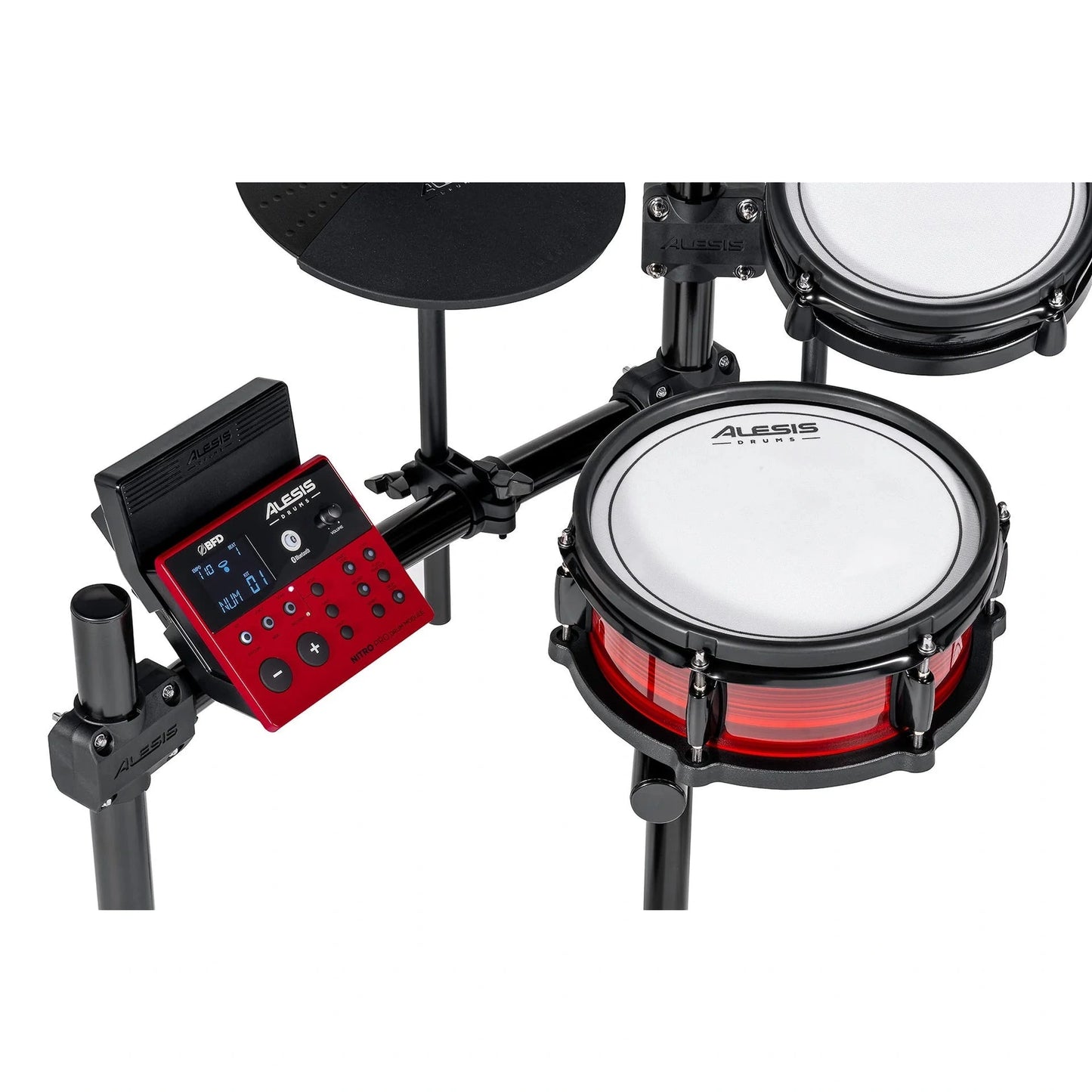Alesis Nitro Pro XL 10 Piece Mesh Head Electronic Drum Kit w Bluetooth