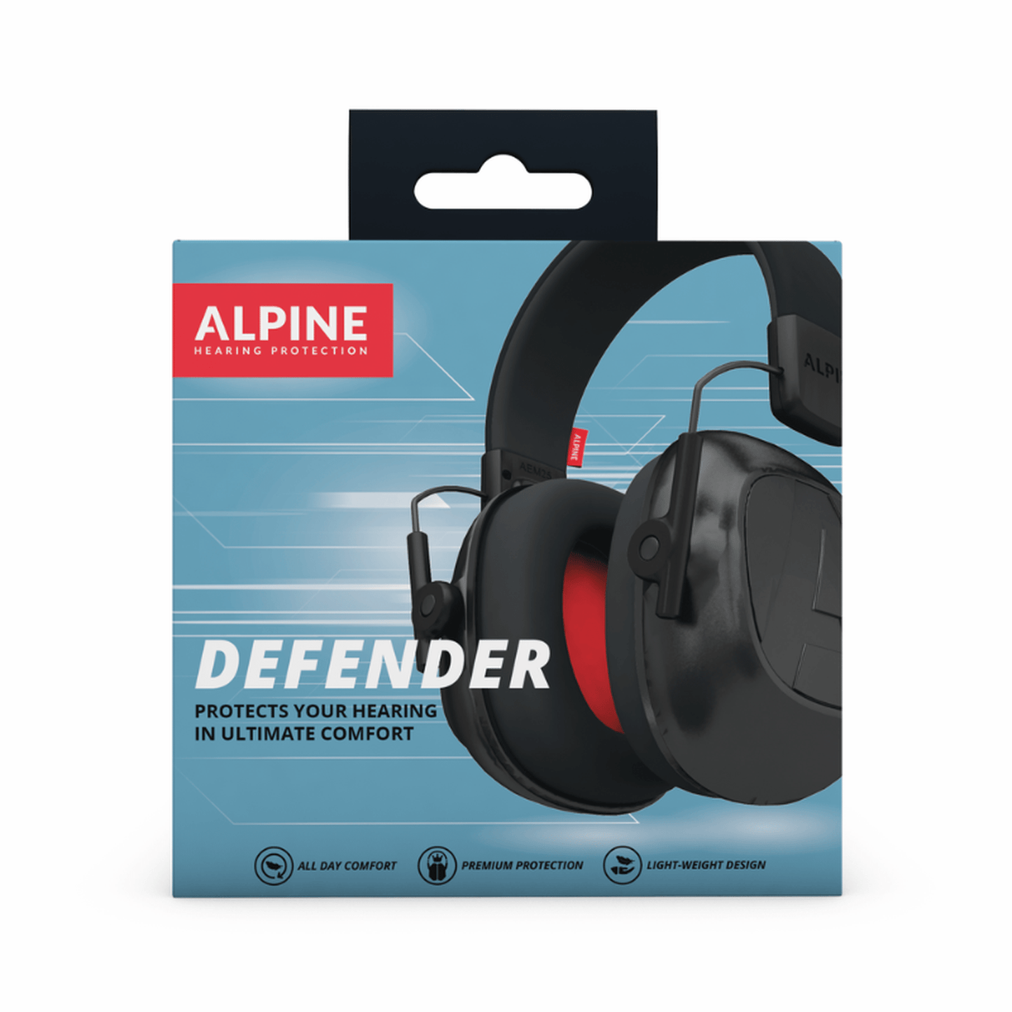 Alpine Defender Earmuff Hearing Protection - Joondalup Music Centre