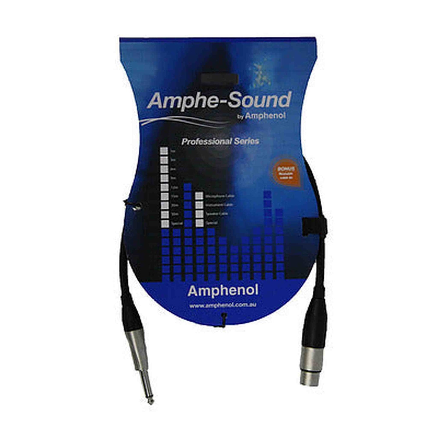AMPHENOL PROFESSIONAL SERIES XLRF TO 6.35MM JACK TS 6M - Joondalup Music Centre