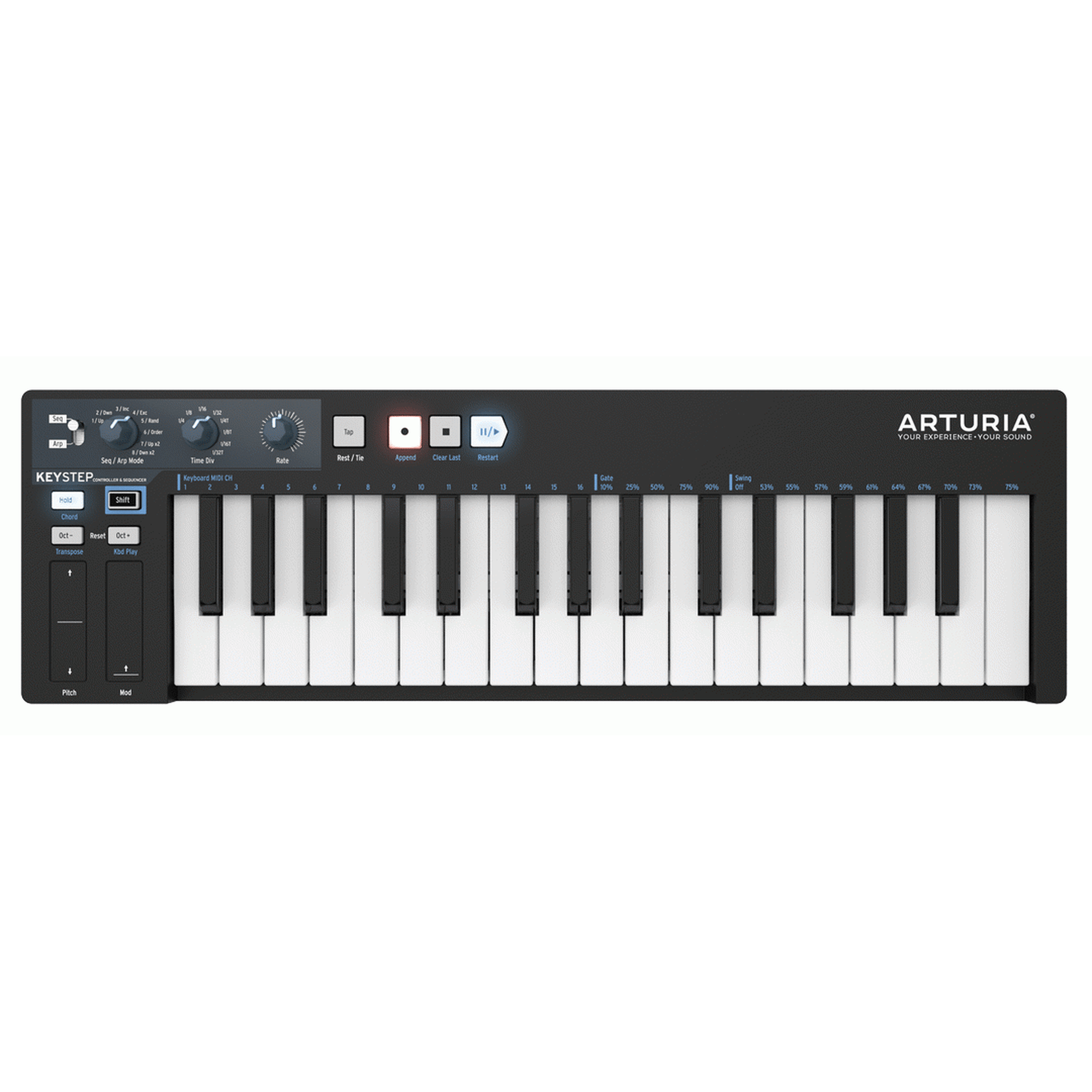 Arturia Keystep MIDI Keyboard Black - Joondalup Music Centre