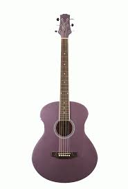 Ashton SL20EQLS Slimline Acoustic/Electric Guitar - Lilac Sparkle - Joondalup Music Centre