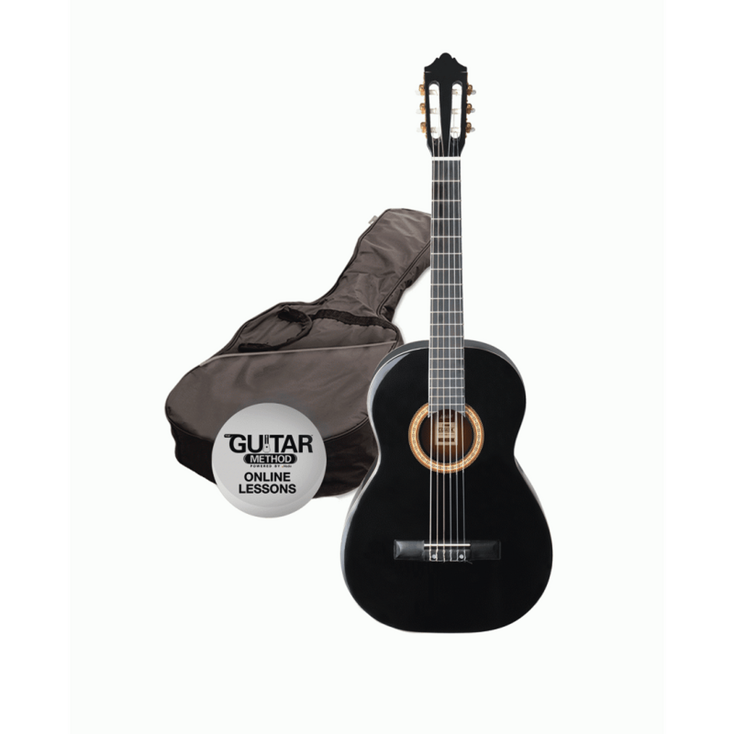 ASHTON SPCG34 CLASSICAL GUITAR PACK - BLACK - Joondalup Music Centre