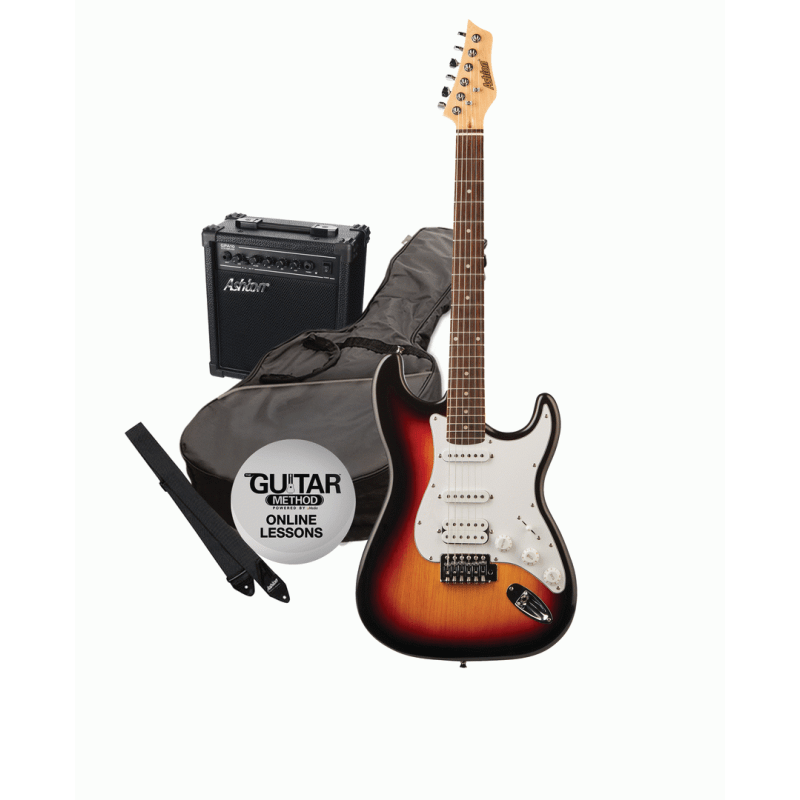 Ashton SPAG232 Electric Guitar Pack - Tobacco Sunburst - Joondalup Music Centre