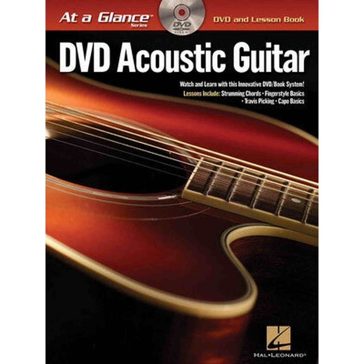 At A Glance Acoustic Guitar Book/Dvd - Joondalup Music Centre