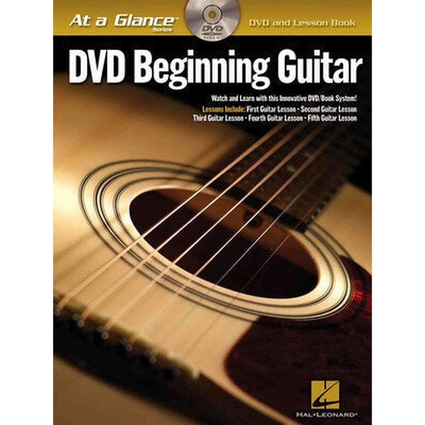 At A Glance Beginning Guitar Book/Dvd - Joondalup Music Centre