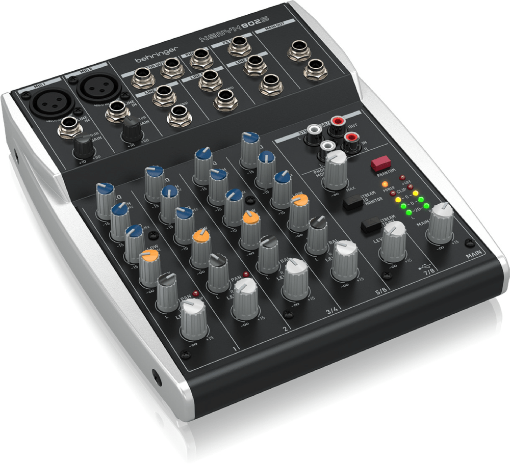Behringer Xenyx 802S 8 Channel Mixer With USB - Joondalup Music Centre