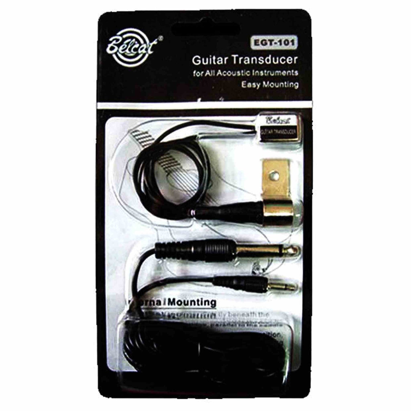 BELCAT EGT-101 EASY SURFACE MOUNTED SINGLE TRANSDUCER PICKUP SYSTEM - Joondalup Music Centre