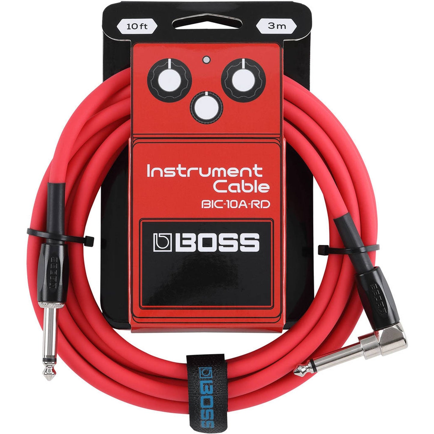Boss BIC10A Instrument Cable - 10ft Red