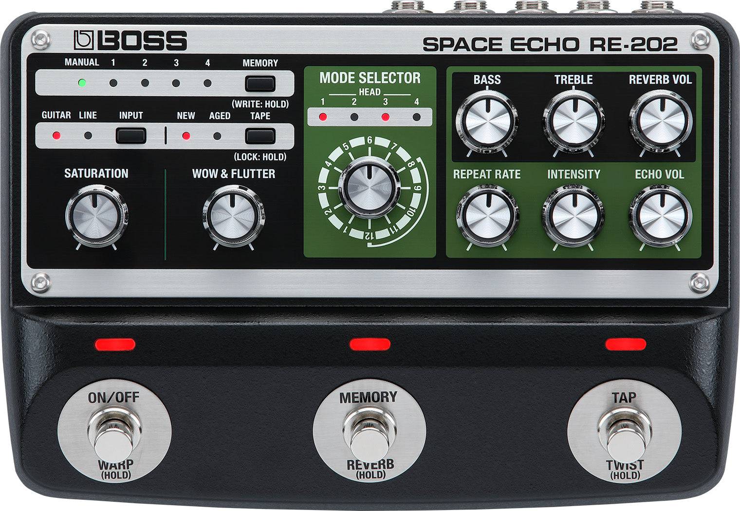 BOSS RE202 SPACE ECHO EFFECTS PEDAL - Joondalup Music Centre
