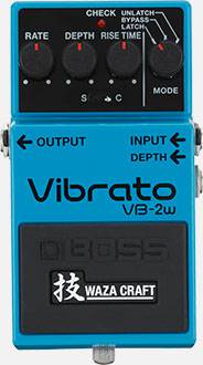 Boss VB-2W Waza Craft Vibrato Effects Pedal - Joondalup Music Centre