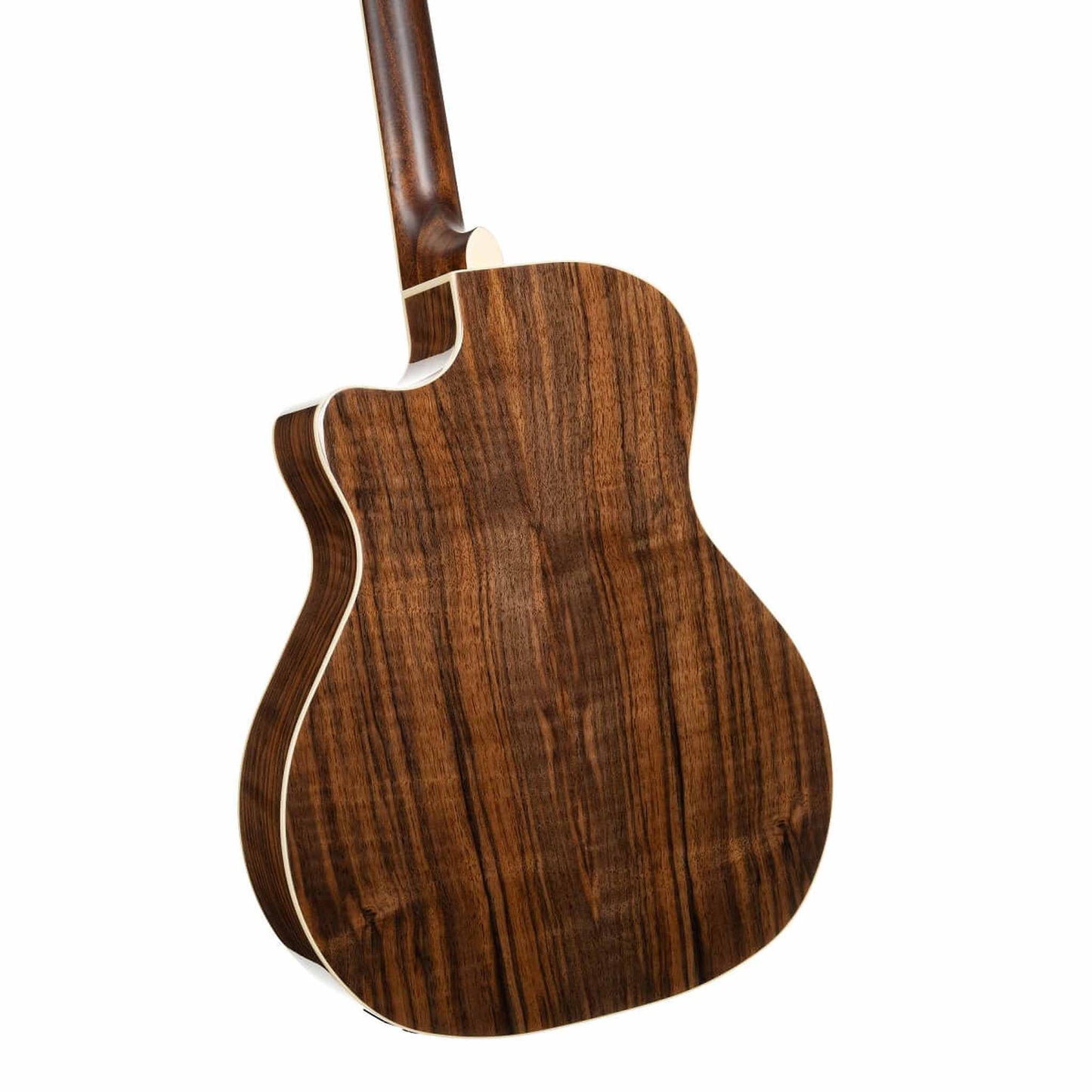 Cort EXOTIC-GA Walnut Acoustic Guitar - Sunburst back close up