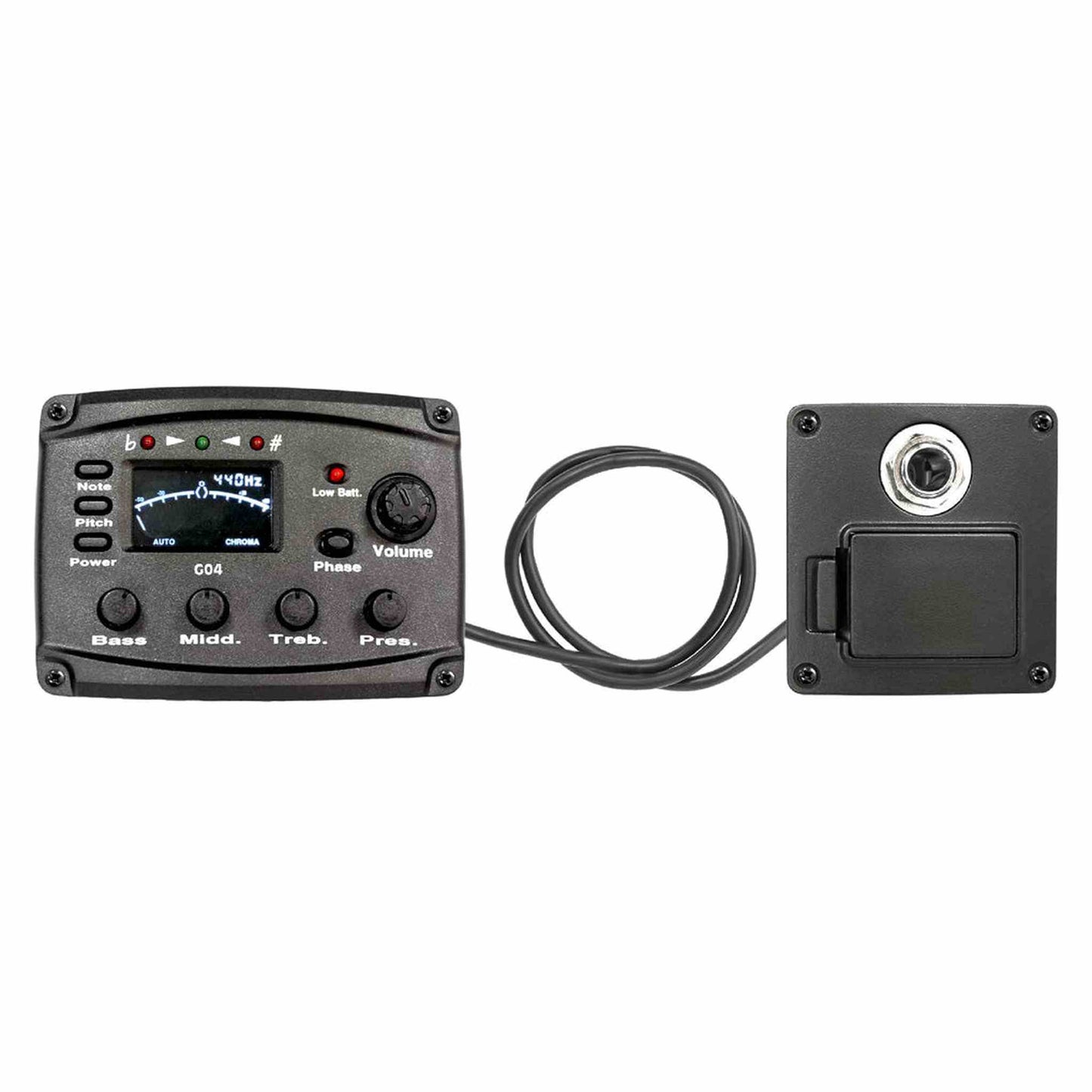 Dr Parts Acoustic Guitar Pickup System with 4-Band EQ & Chromatic Tuner-ACOUSTIC GUITAR-Joondalup Music Centre