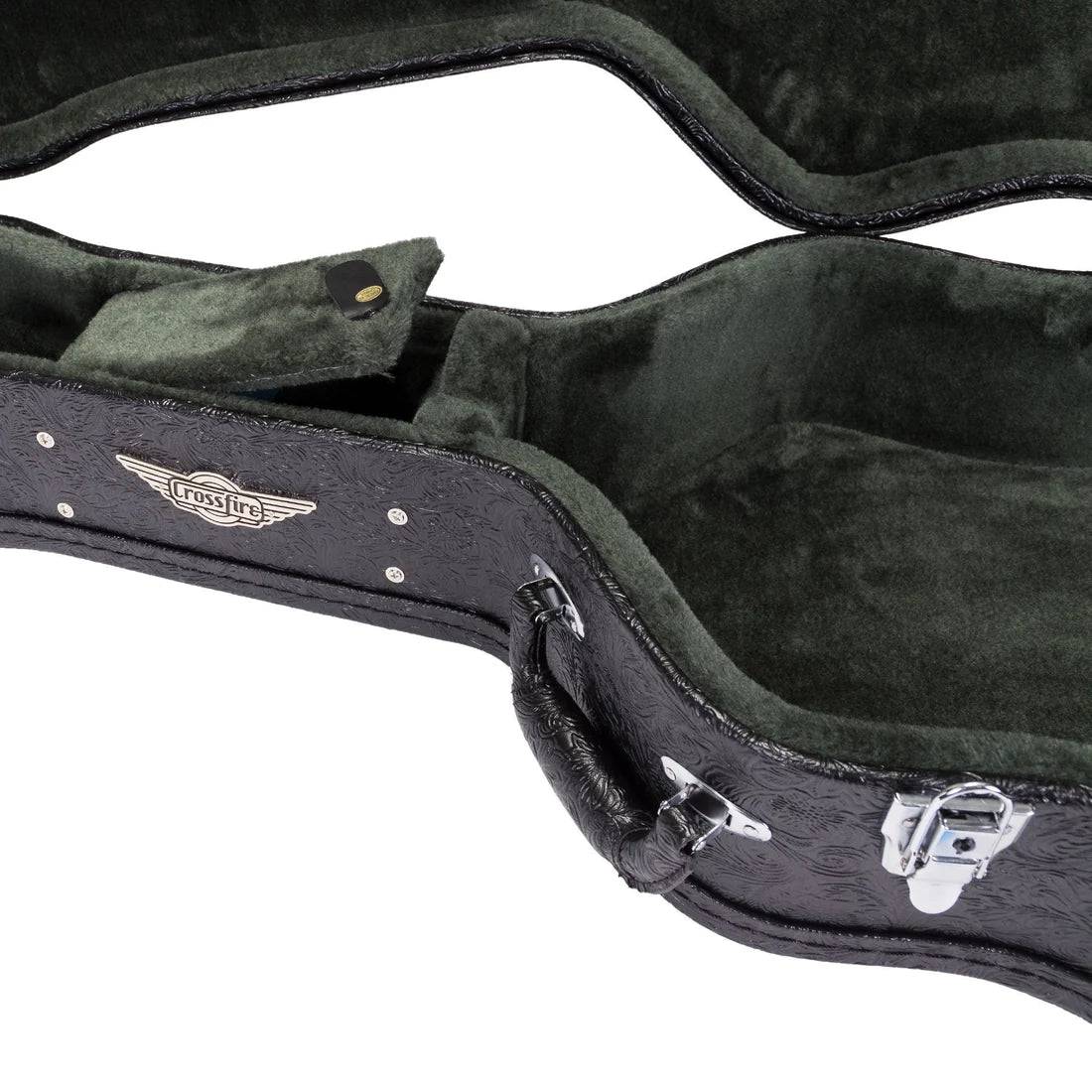 Crossfire Deluxe Paisley 12-String/Acoustic Guitar Hard Case - Joondalup Music Centre