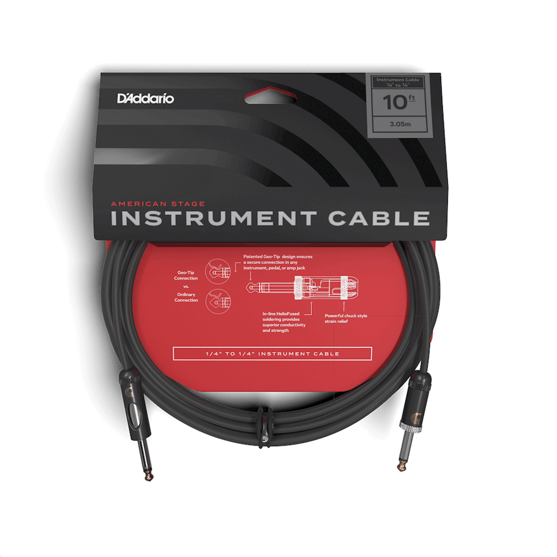 DADDARIO PLANET WAVES AMERICAN STAGE KILLSWITCH INSTRUMENT CABLE 3M - Joondalup Music Centre