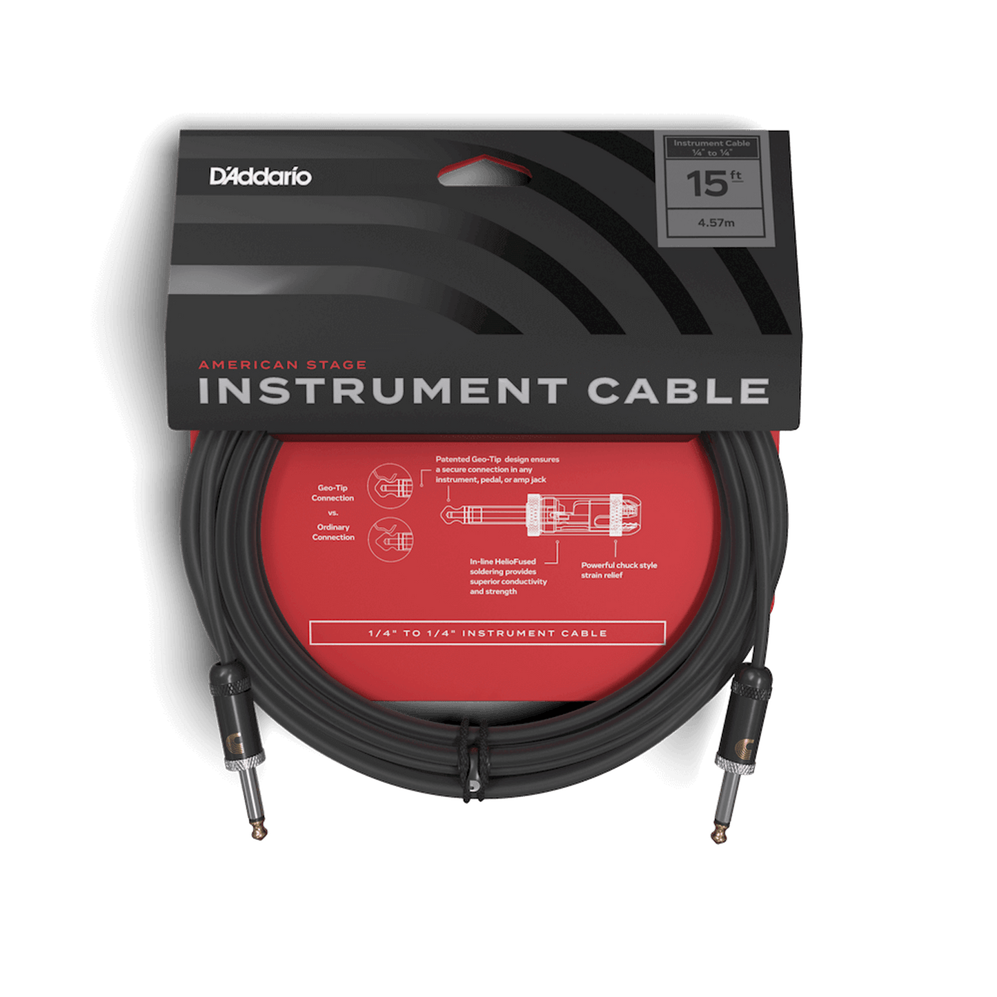 DADDARIO PLANET WAVES AMERICAN STAGE INSTRUMENT CABLE 4.5M - Joondalup Music Centre
