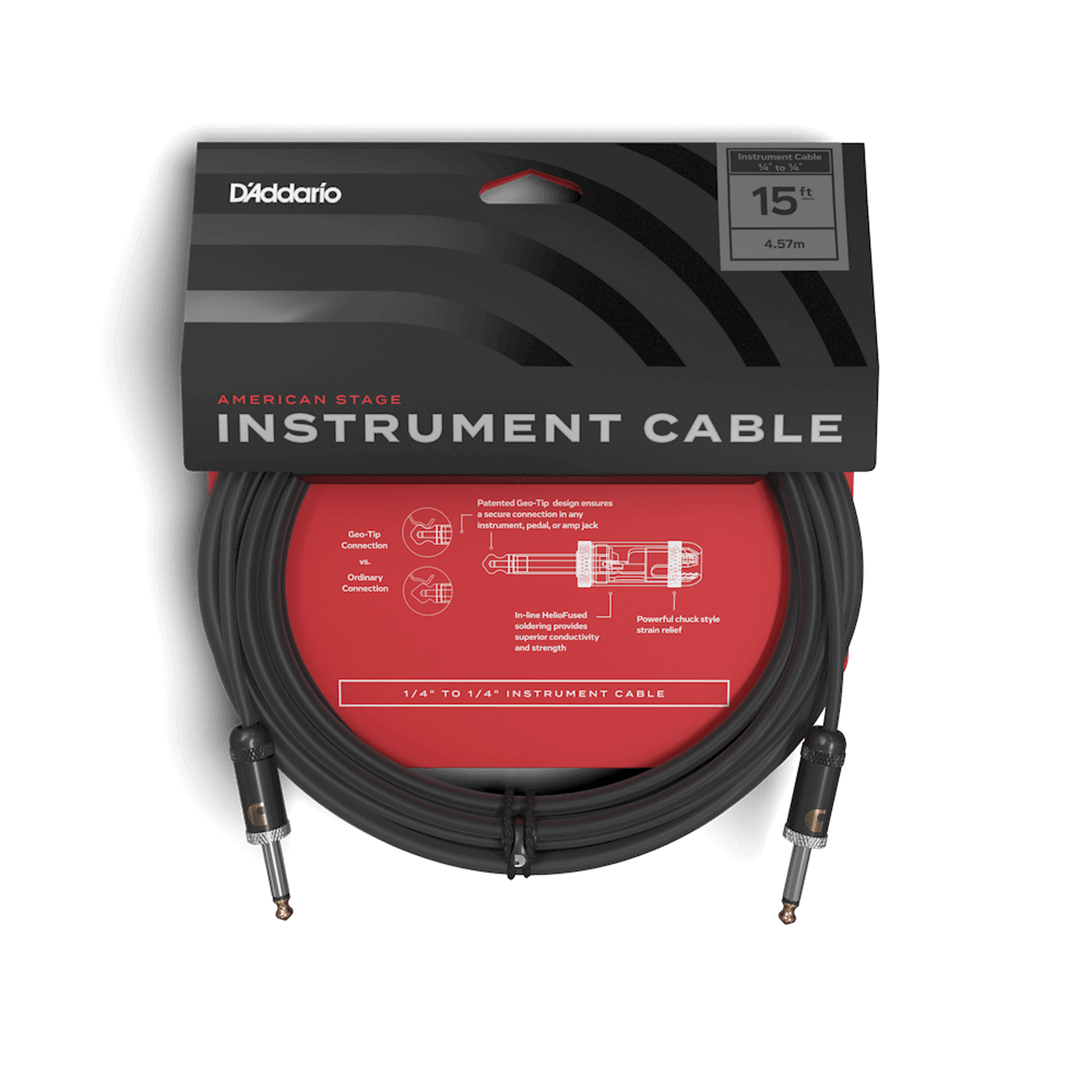 DADDARIO PLANET WAVES AMERICAN STAGE INSTRUMENT CABLE 4.5M - Joondalup Music Centre