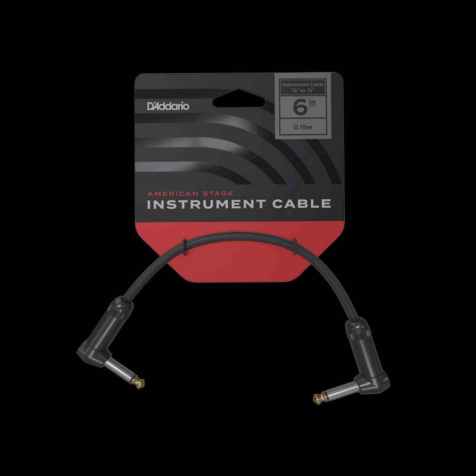 DAddario Planet Waves American Stage 6in Right Angle Patch Cable - Joondalup Music Centre