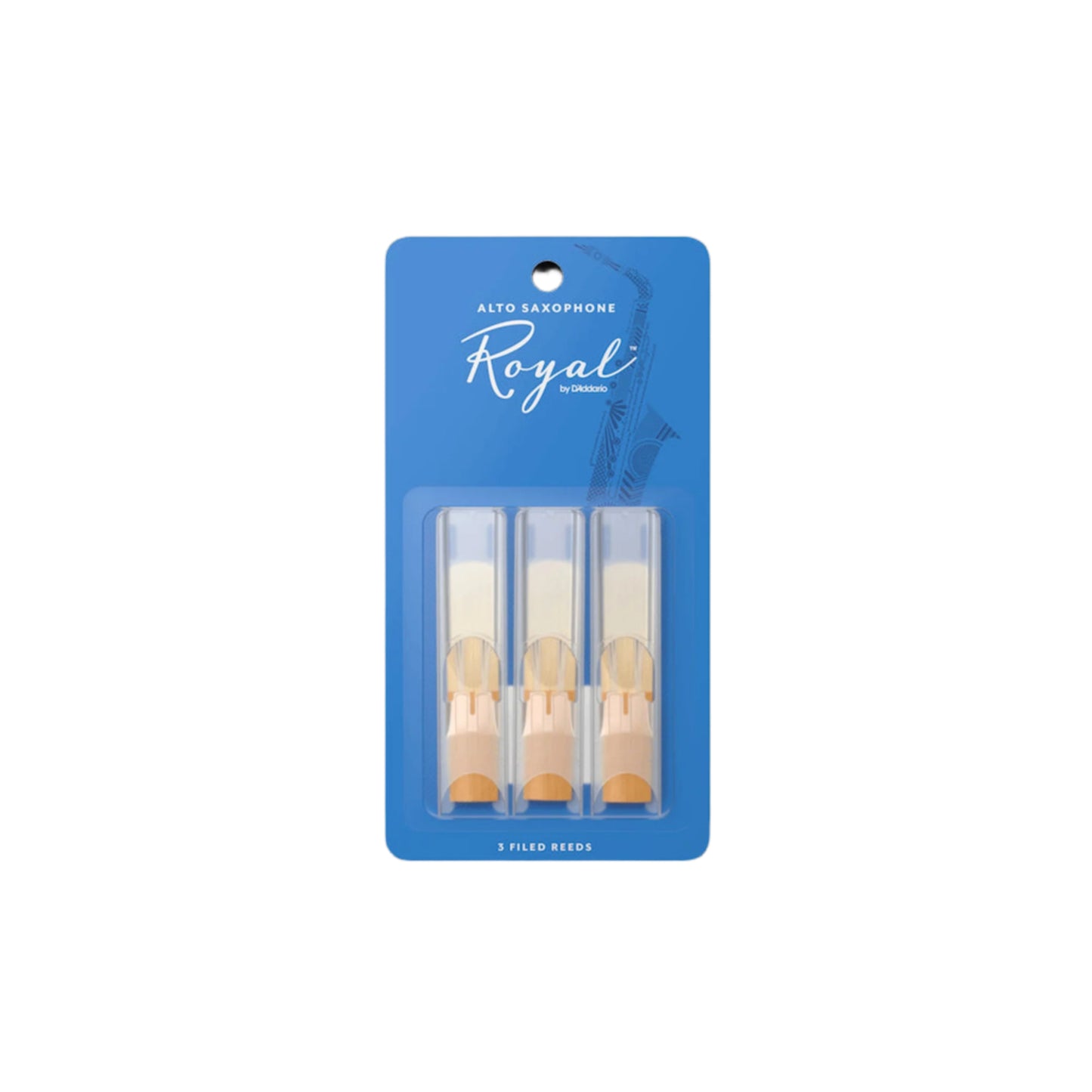DAddario Royal Reeds - Alto Saxophone Strength 2 - 3 Pack - Joondalup Music Centre