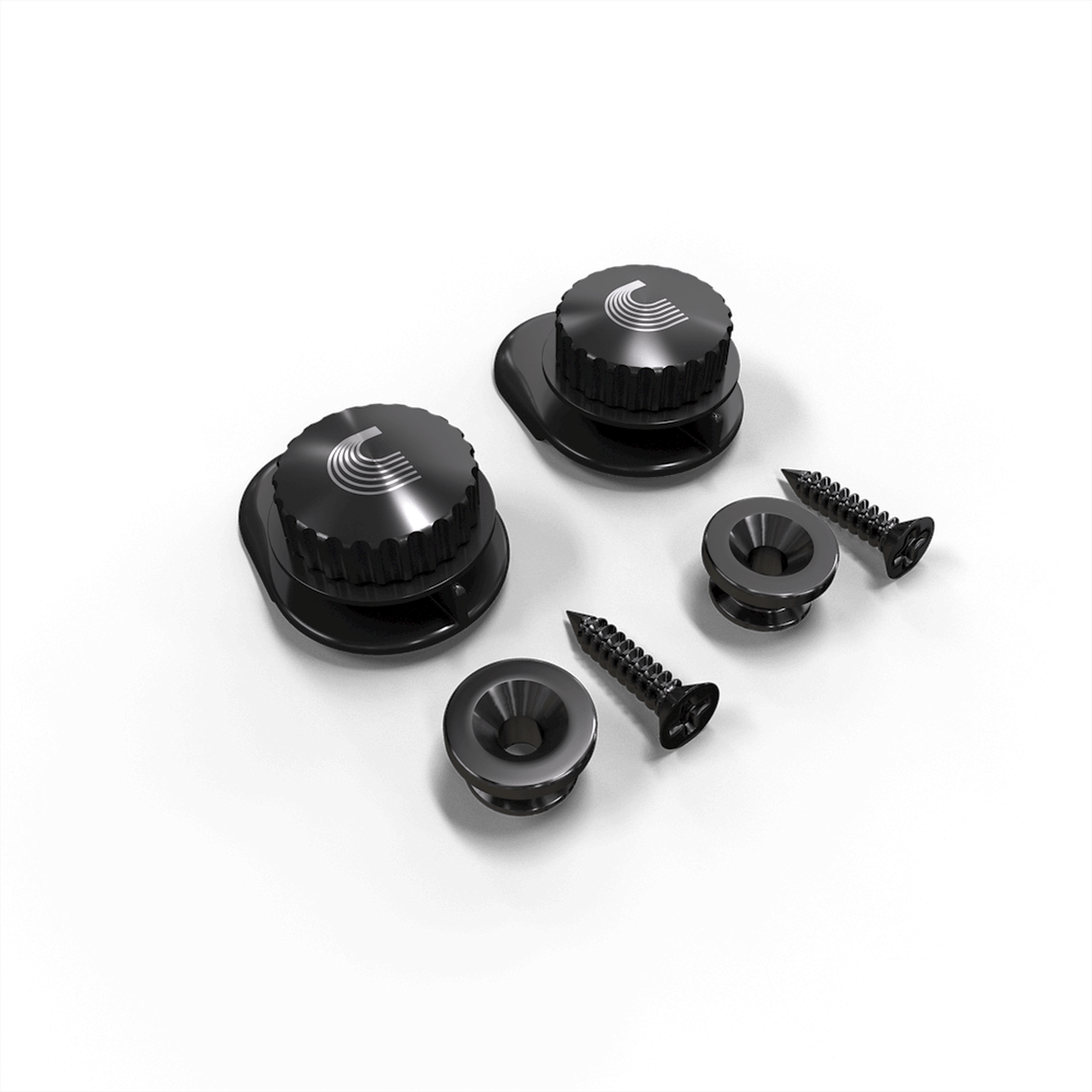 DADDARIO UNIVERSAL STRAP LOCK SYSTEM BLACK - Joondalup Music Centre