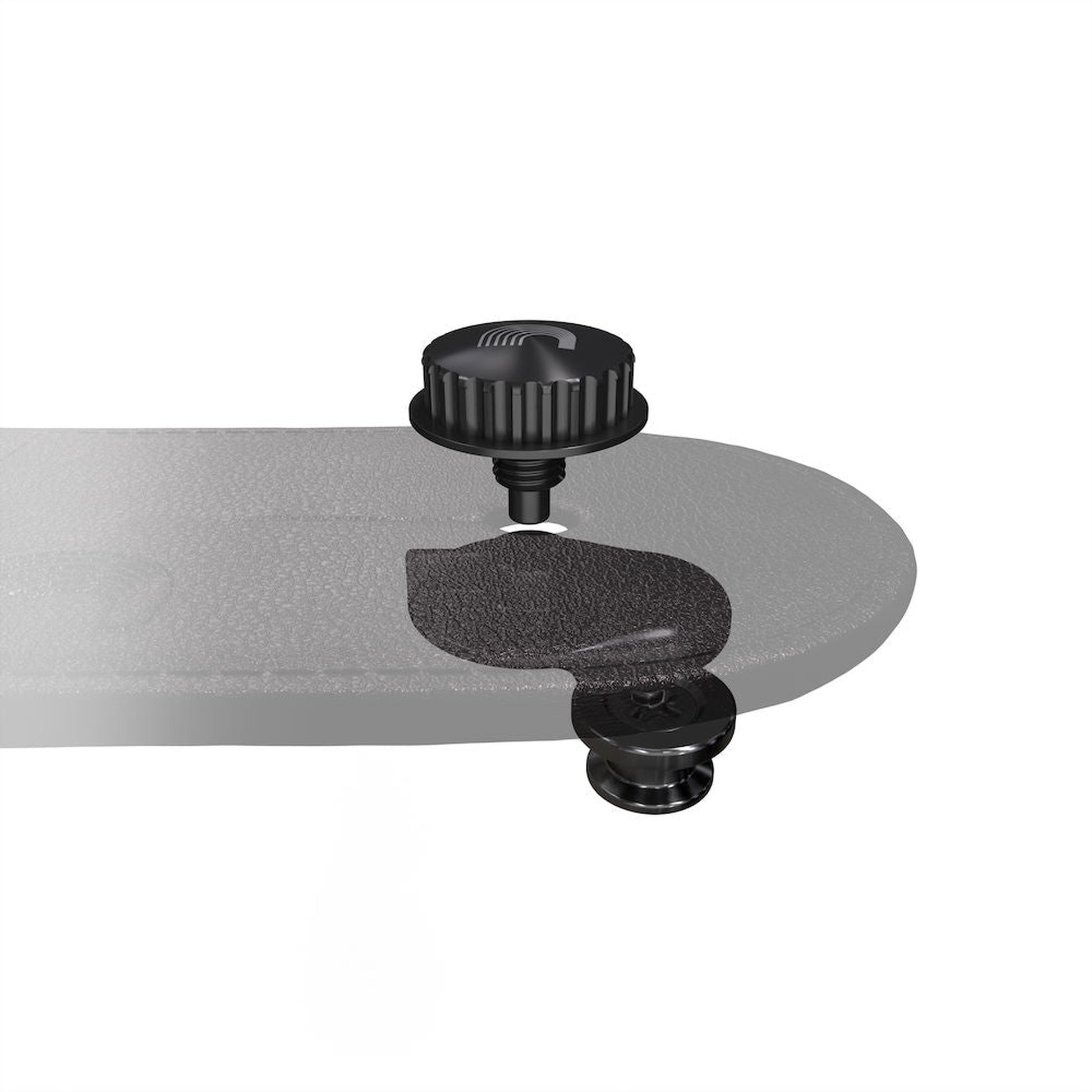 DADDARIO UNIVERSAL STRAP LOCK SYSTEM BLACK - Joondalup Music Centre