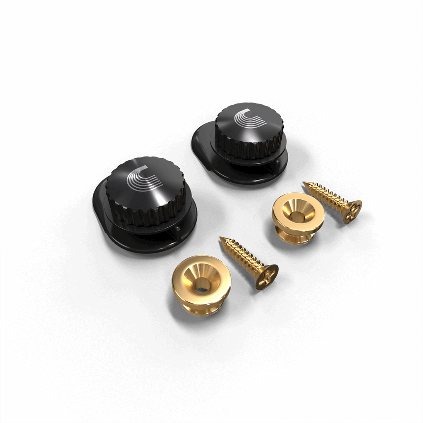 DAddario Universal Strap Lock System Gold - Joondalup Music Centre