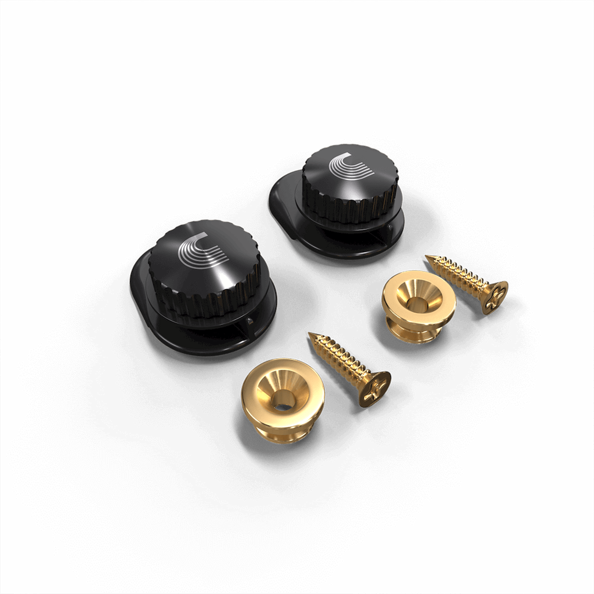 DAddario Universal Strap Lock System Gold - Joondalup Music Centre