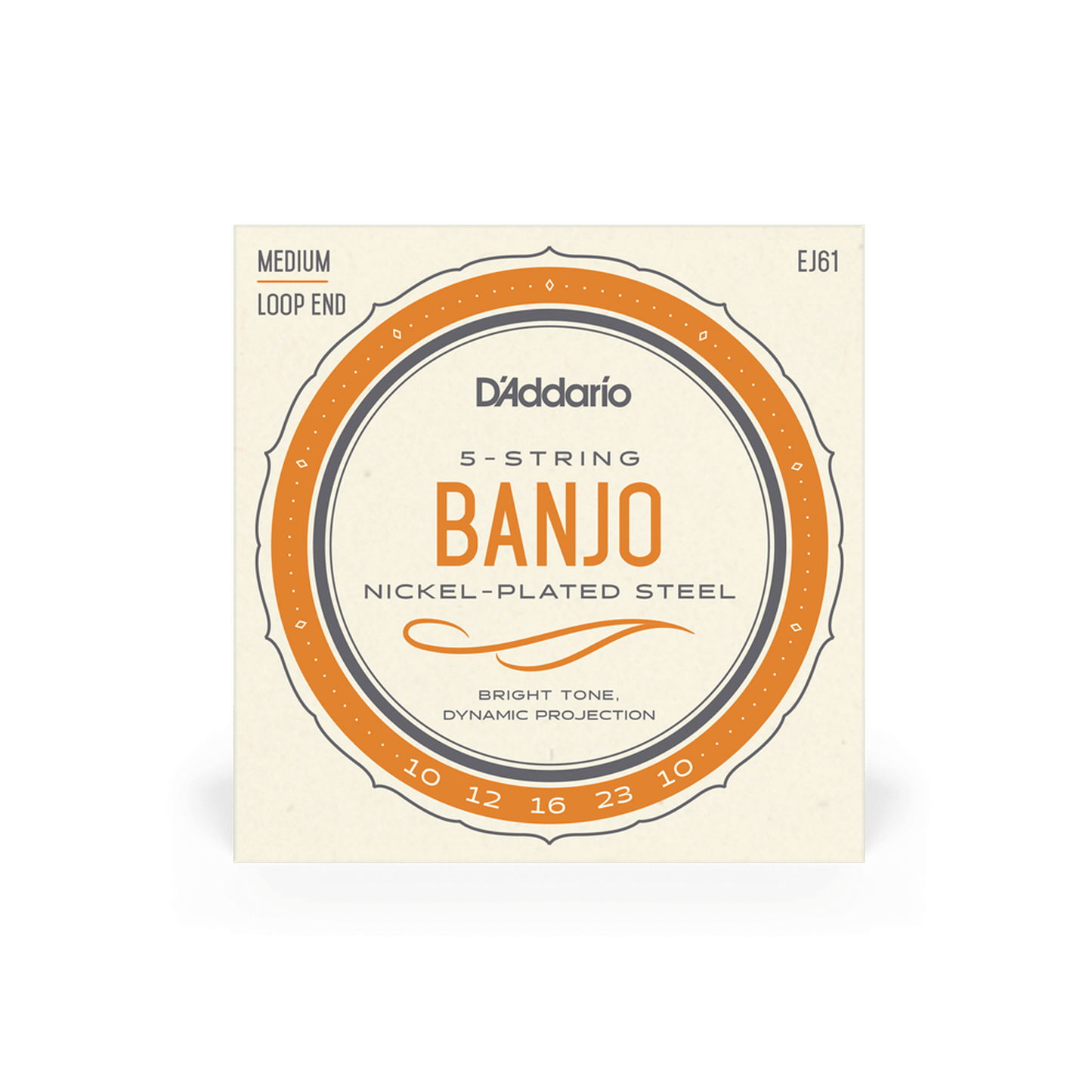 DADDARIO EJ61 5-STRING BANJO STRINGS - 10-23 - Joondalup Music Centre