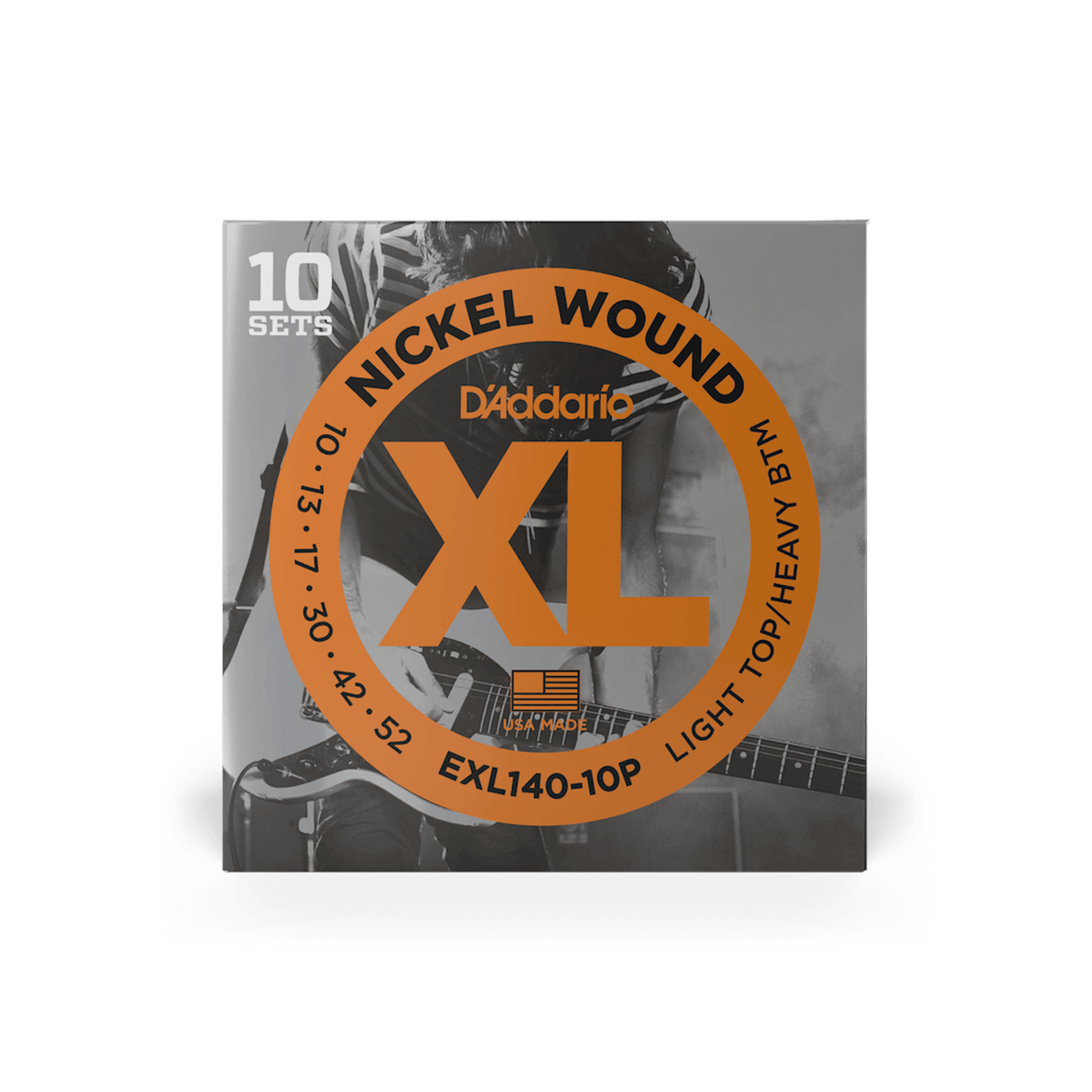 D'Addario EXL140-10P 10 Set Electric Guitar Strings - 10-52 - Joondalup Music Centre