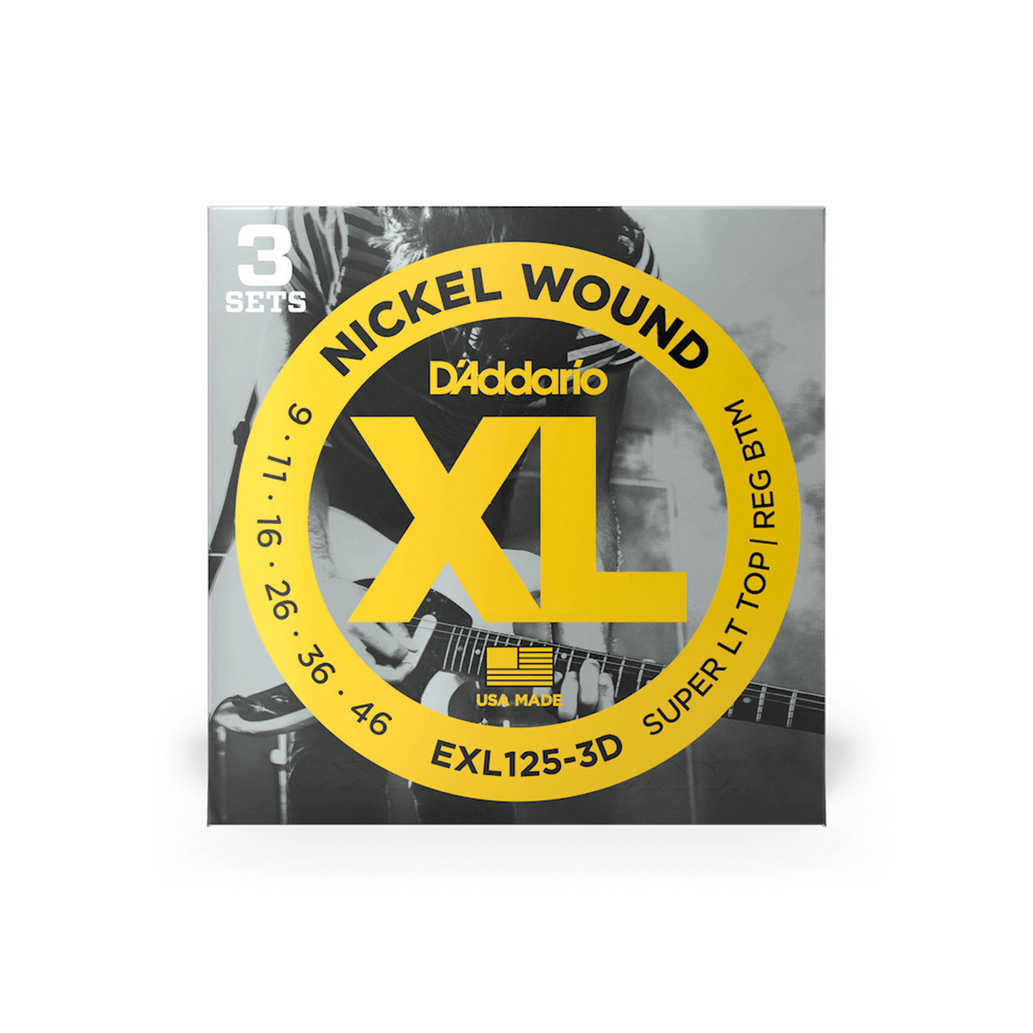 DAddario EXL125 Electric Guitar Strings 3 Pack - 9-46 - Joondalup Music Centre