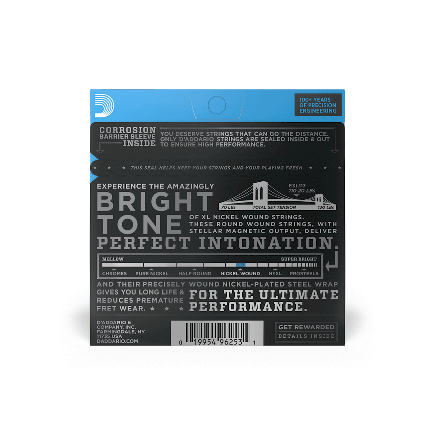 DAddario EXL117 Electric Guitar Strings - 11-56