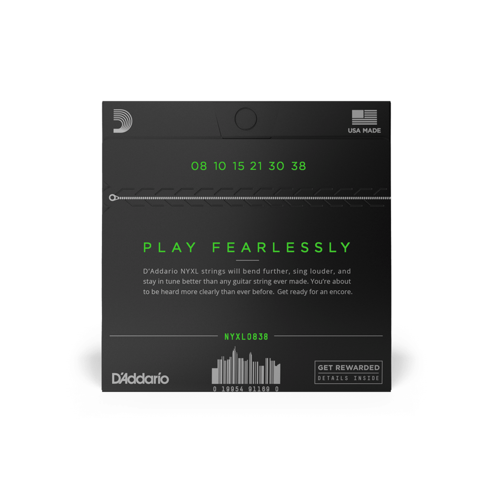DAddario NYXL Electric Guitar Strings - 8-38-STRINGS-Joondalup Music Centre