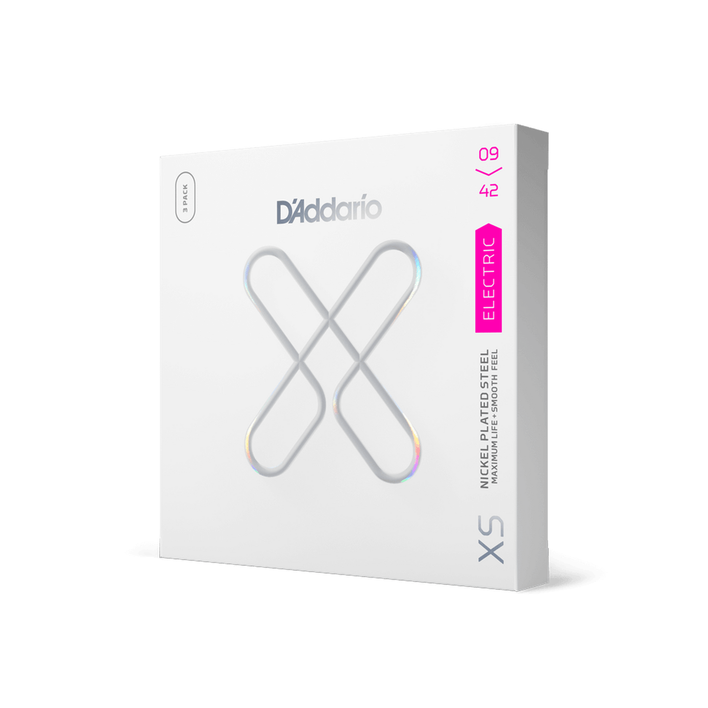 DAddario XS Electric Nickel Plated 09-42 - 3 Pack - Joondalup Music Centre
