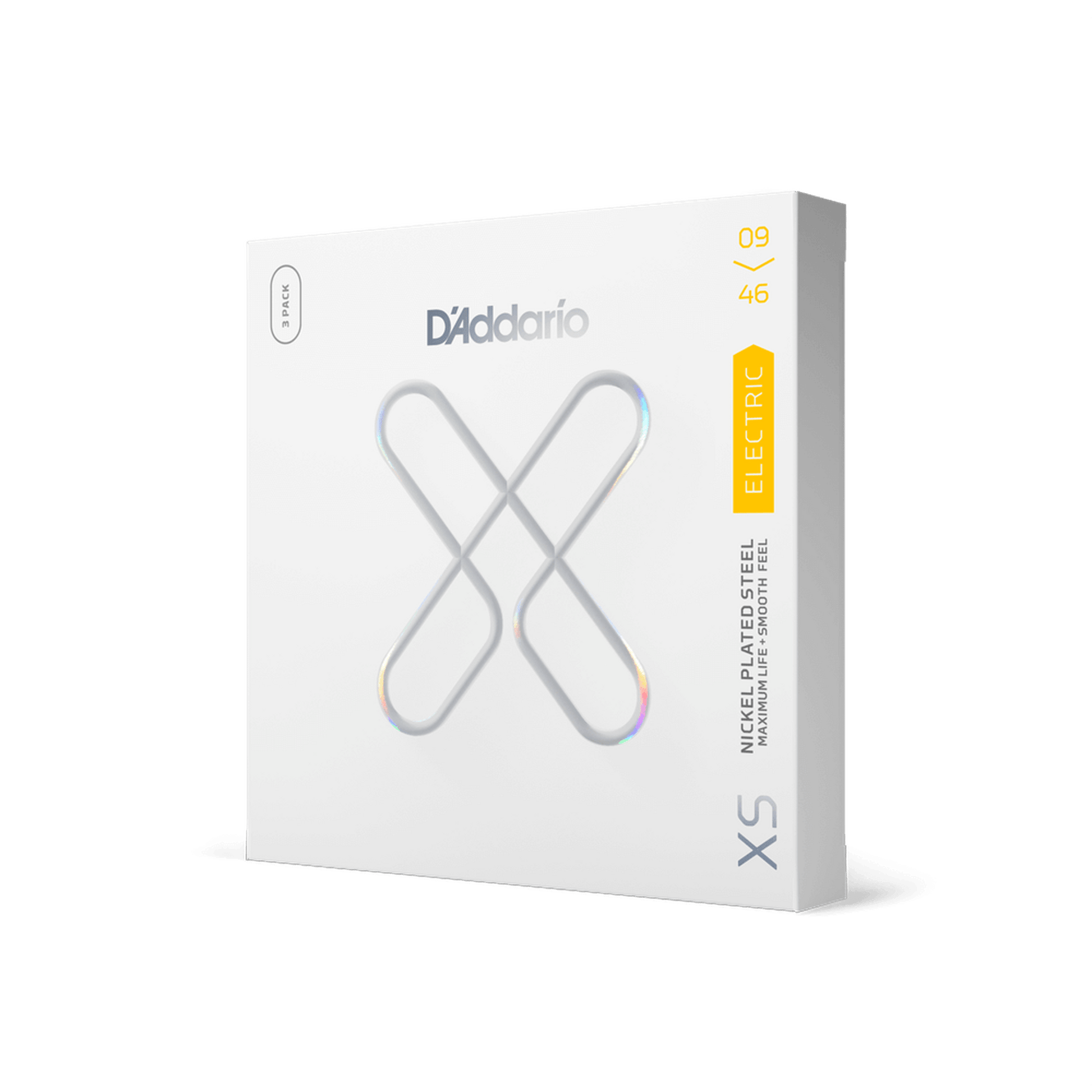 DAddario XS Electric Nickel Plated 9-46 - 3 Pack - Joondalup Music Centre