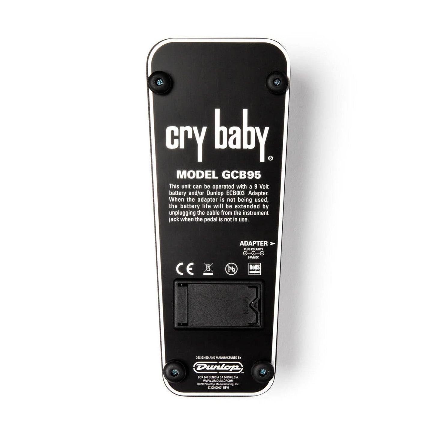 Jim Dunlop GCB95 Original Crybaby Wah Effects Pedal - Joondalup Music Centre