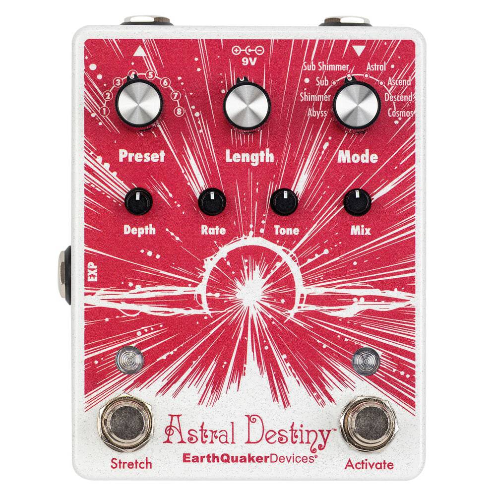 EARTHQUAKER DEVICES ASTRAL DESTINY MODULATED OCTAVE REVERB EFFECTS PEDAL - Joondalup Music Centre