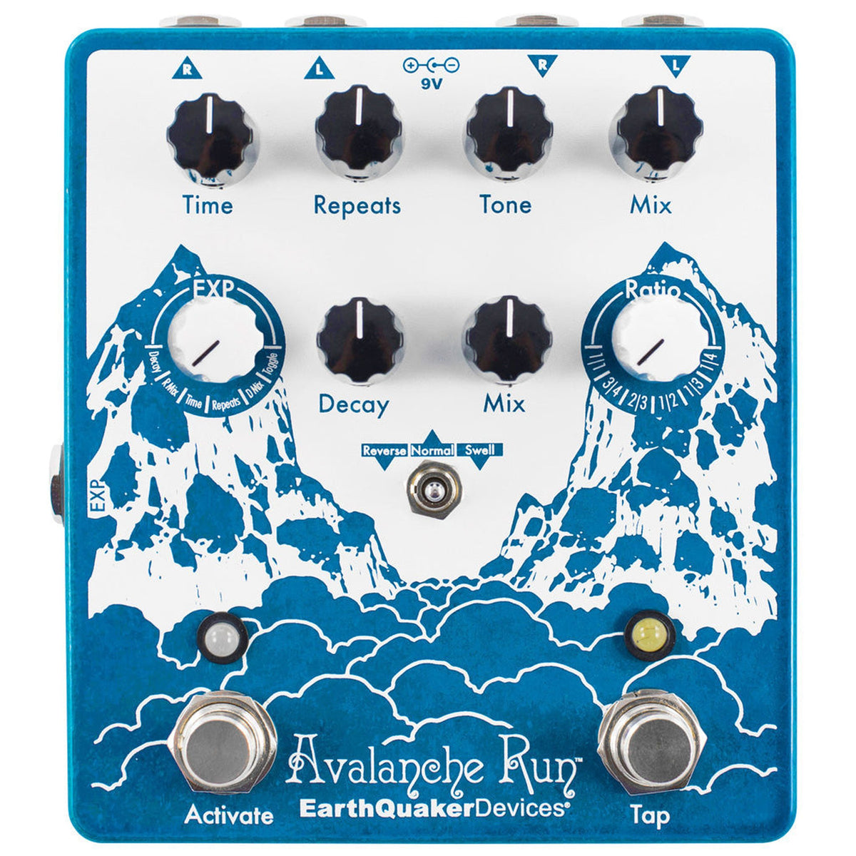 Earthquaker Devices Avalanche Run Stereo Delay And Reverb Effects Pedal - Joondalup Music Centre