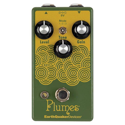 EARTHQUAKER DEVICES PLUMES SMALL SIGNAL SHREDDER OVERDRIVE EFFECTS PEDAL - Joondalup Music Centre