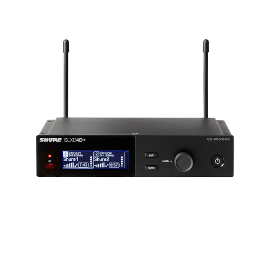 Shure SLXD24D+ B58 H58 Wireless Digital Handheld System Dual Channel