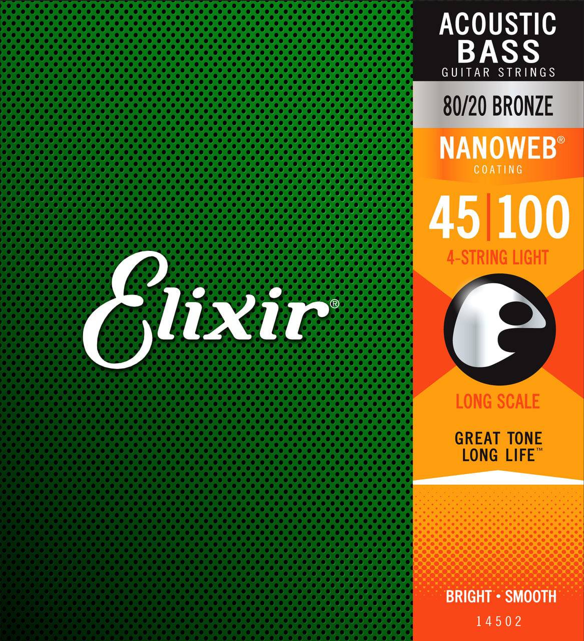 Elixir Nanoweb Acoustic Bass Guitar Strings - 45-100 - Joondalup Music Centre
