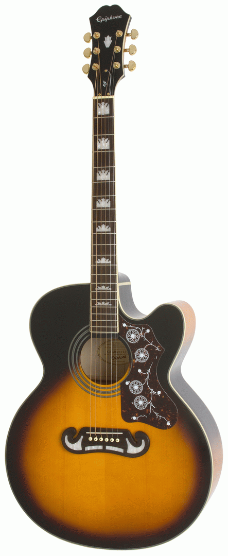 Epiphone J200EC Studio Acoustic Guitar - Vintage Sunburst - Joondalup Music Centre