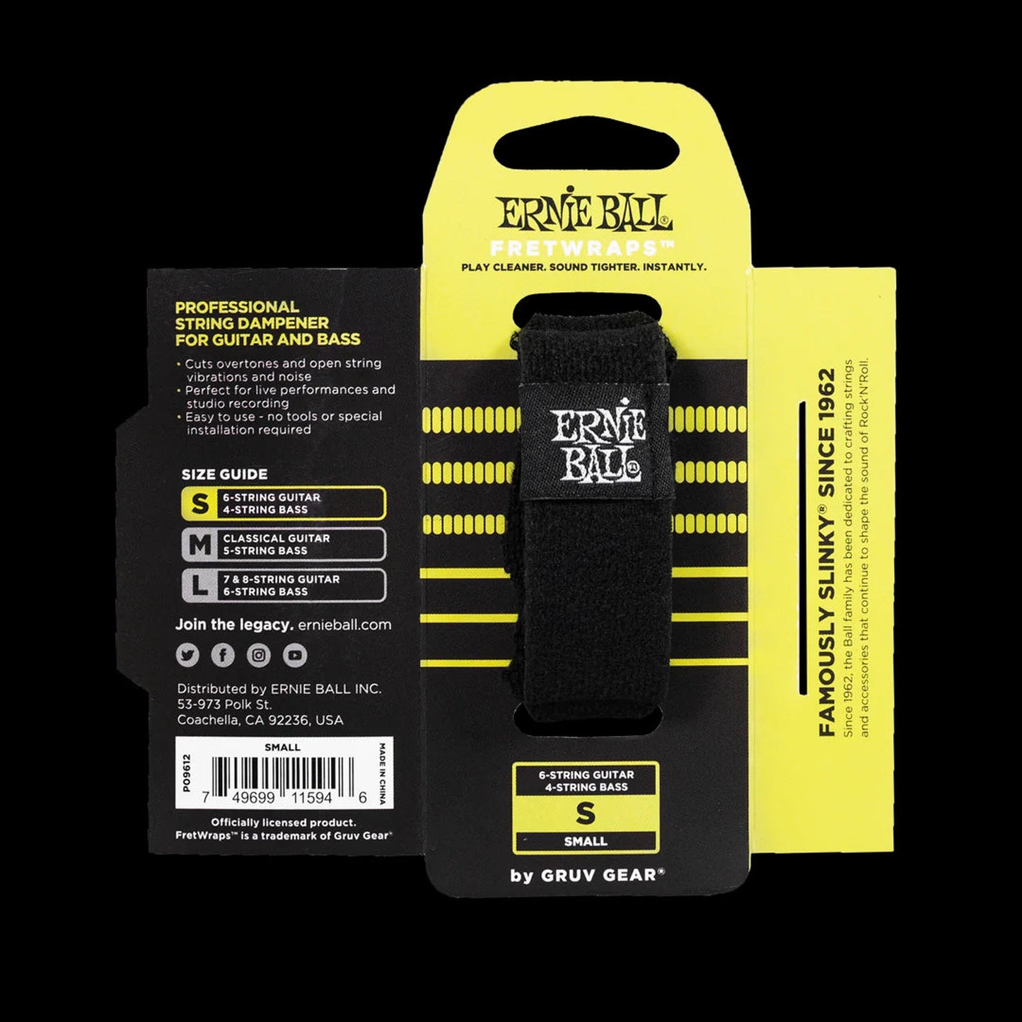 ERNIE BALL FRETWRAP BY GRUV GEAR - SMALL - Joondalup Music Centre