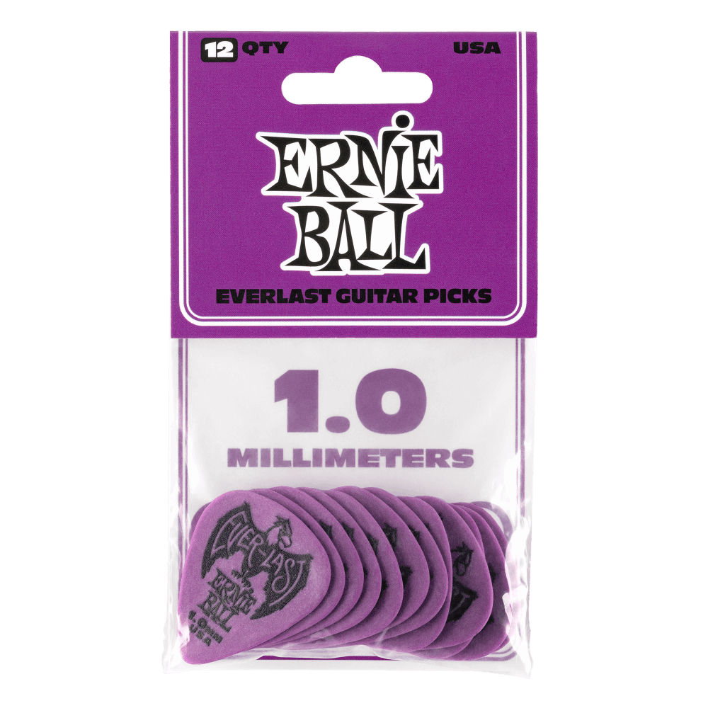 Ernie Ball Picks Everlast 1mm Purple - Joondalup Music Centre