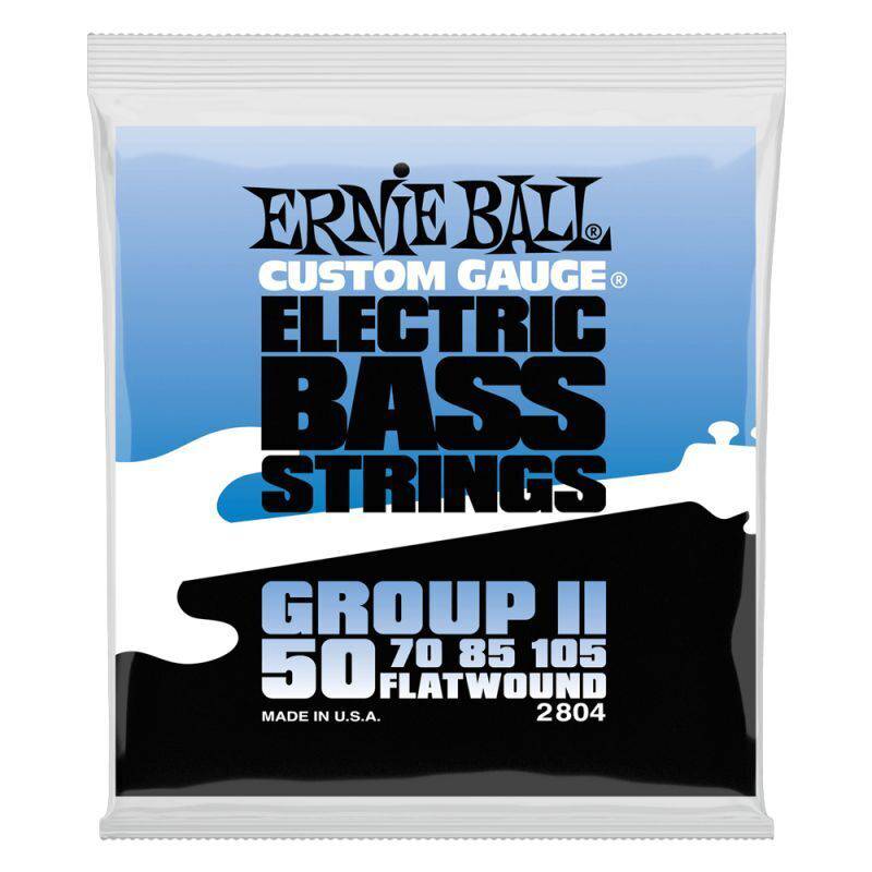 ERNIE BALL GROUP II FLATWOUND BASS STRINGS - 50-105 - Joondalup Music Centre