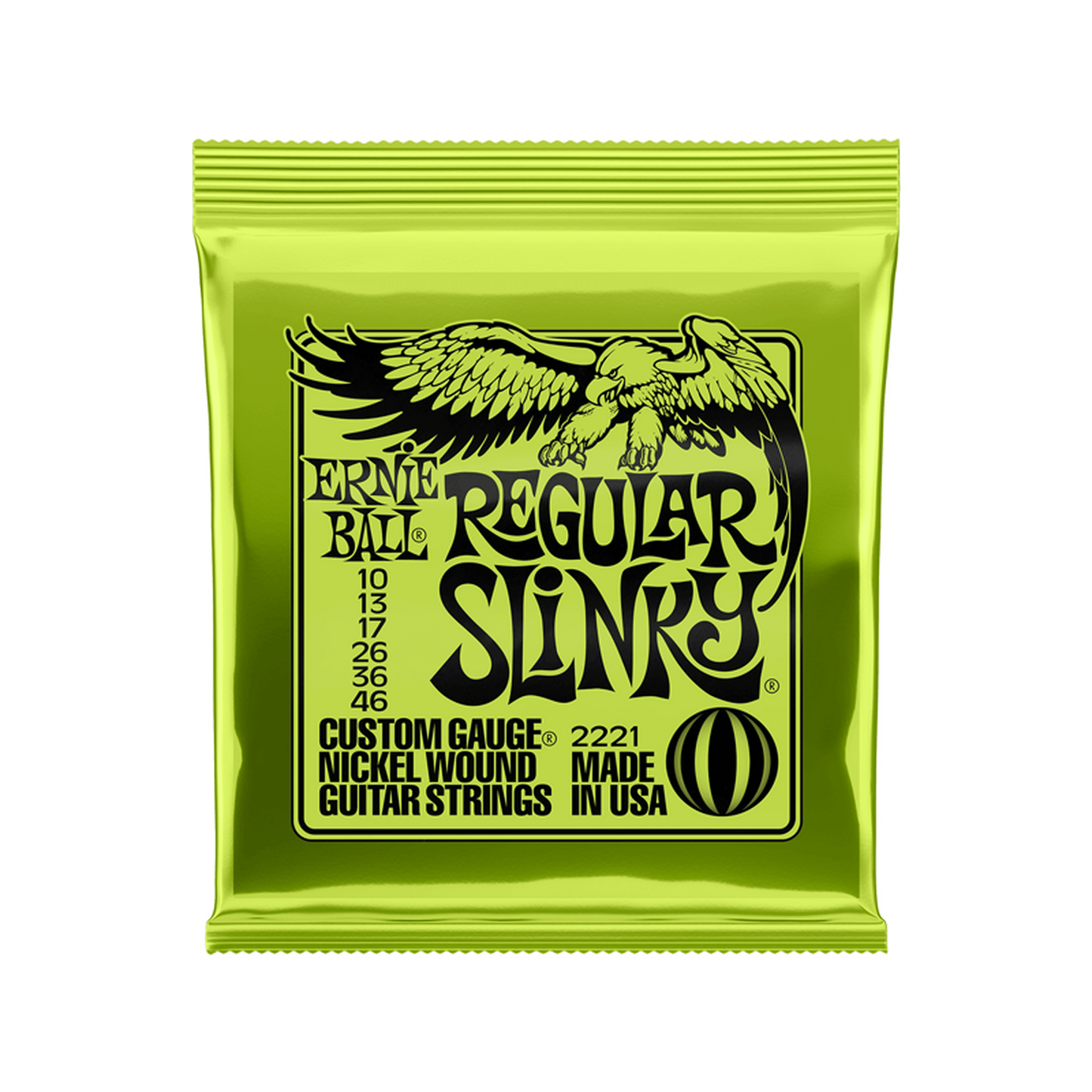 Ernie Ball Regular Slinky Electric Guitar Strings - 10-46 - Joondalup Music Centre
